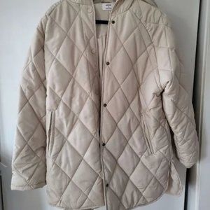 off-white puffy quilted jacket